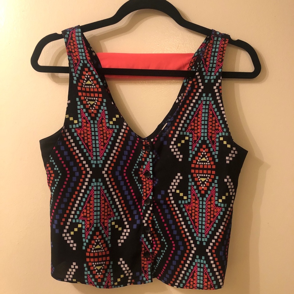3/$20 Button Down Crop